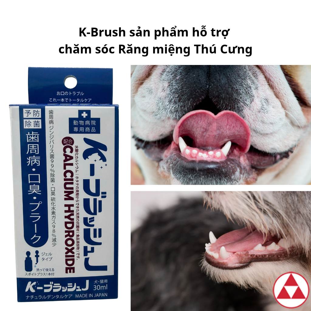 K-Brush sản phẩm hỗ trợ  chăm sóc Răng miệng Thú Cưng